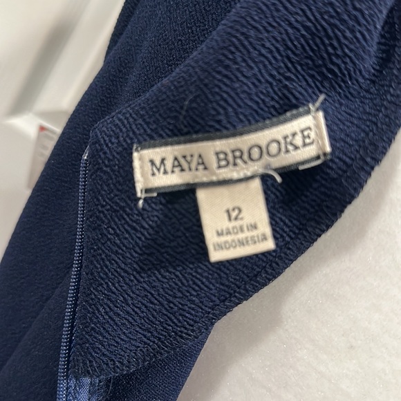 Brand new Maya Brooke navy Dress - Picture 7 of 10